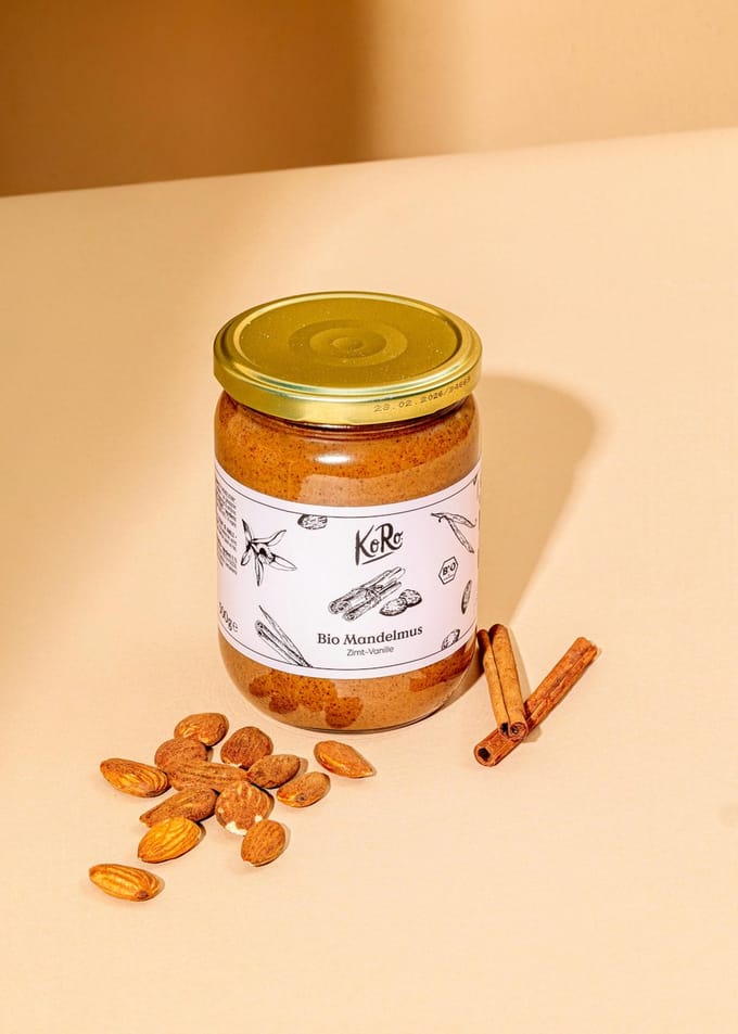KoRo | Bio amandelpasta met kaneel en vanille 500 g