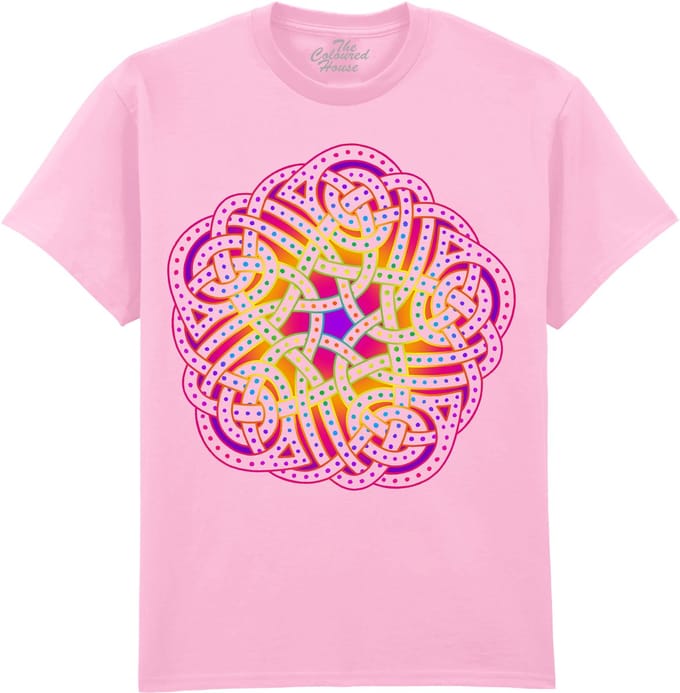 Rainbow Dots The Coloured House T-shirt M