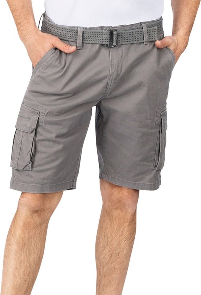 riverso Heren Short RIVJoko regular/straight Grijs M Volwassenen Cargo shorts / korte broek