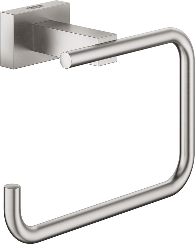 GROHE Essentials Cube Toiletrolhouder - Supersteel (RVS look) - 40507DC1