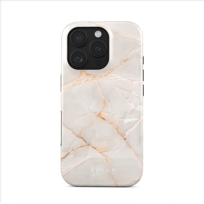 Burga Tough Case geschikt voor Apple iPhone 16 Pro Max - Vanilla Sand