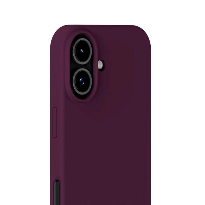 Holdit Silicone Case geschikt voor Apple iPhone 17 - Deep Plum