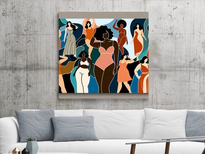 Kunstprint | Wanddecoratie | Dibond | 50 × 50 cm