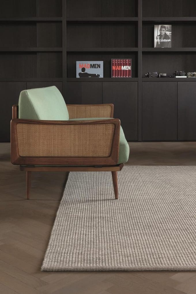 LIGNE PURE Marvel – vloerkleed – tapijt – handgeweven – wol – eco – modern – Beige - 140x200