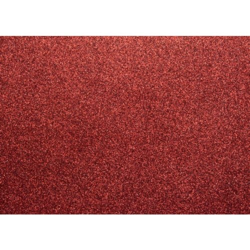 Kangaro glitterkarton, formaat 50 x 70 cm., kleur bordeaux
