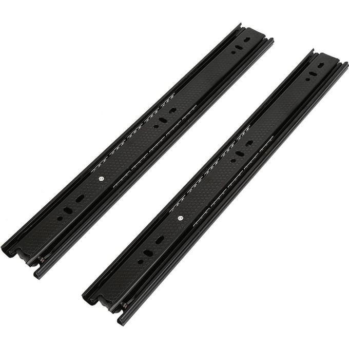 3-delige ladegeleiders met kogellagers, geleiders, dempingsbuffer, softclose 35*4.5cm