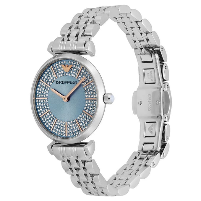 Emporio Armani Dameshorloge Kwarts Grijs