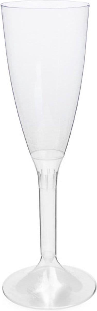 Champagneglas op losse voet 120ml herbruikbaar (40 stuks) USE & REUSE