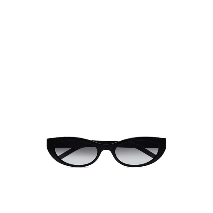 Saint Laurent Kattenoog Frame Zonnebril Zwart Dames Brillen SLM115002 Basic Packaging-Eyeglass Case,54