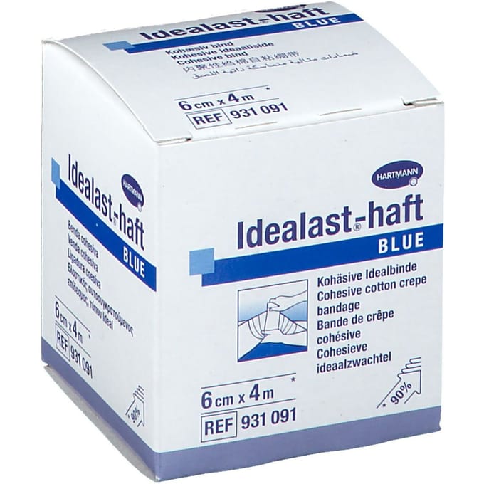 Hartmann Idealast-haft Blauw 6cm x 4m 931091 1 Verband