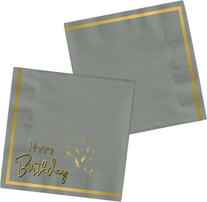 Folat - Servetten - Golden Dawn 33 x 33 cm - 20 stuks