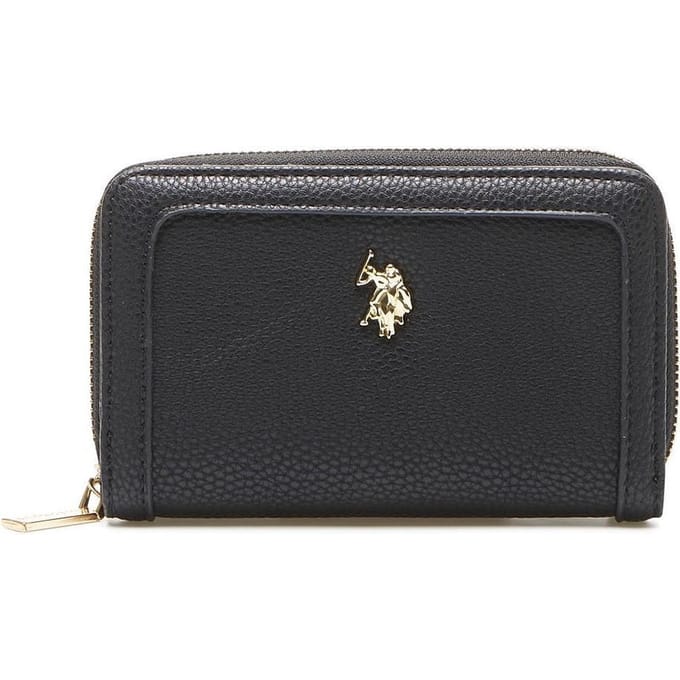U.S. Polo Assn. Garner Black Ritsportemonnee  - Zwart