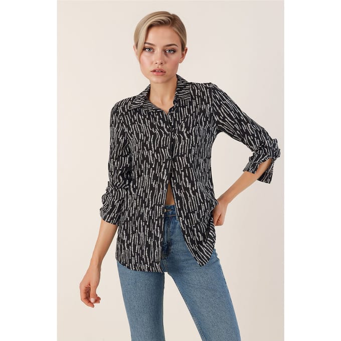 Gestreepte Lange Mouwen Shirt