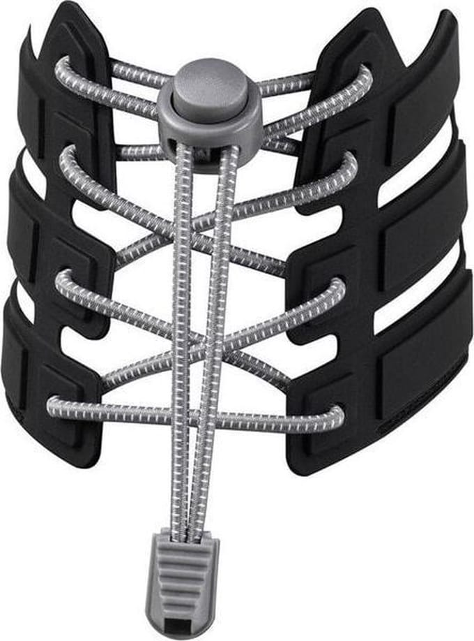 KELERINO. Elastische Veters - Lock - Hardlopen - Sport Veters - Donker Grijs