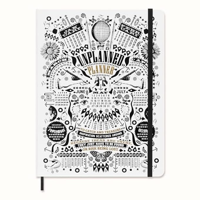 XL Weekplanner Harde Kaft - Ongeplande Planner voor Creatieve Geesten