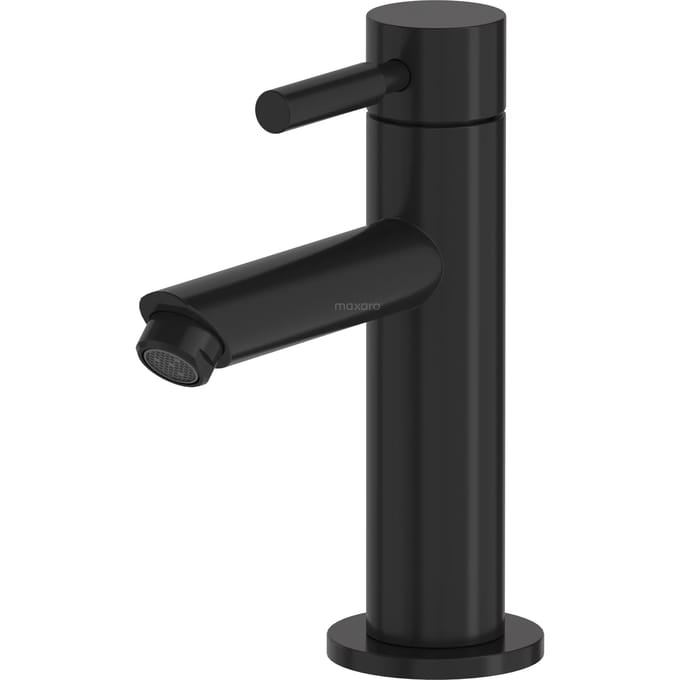 Fonteinkraan Radius Zwart - Hendelbediening - ORB Coating