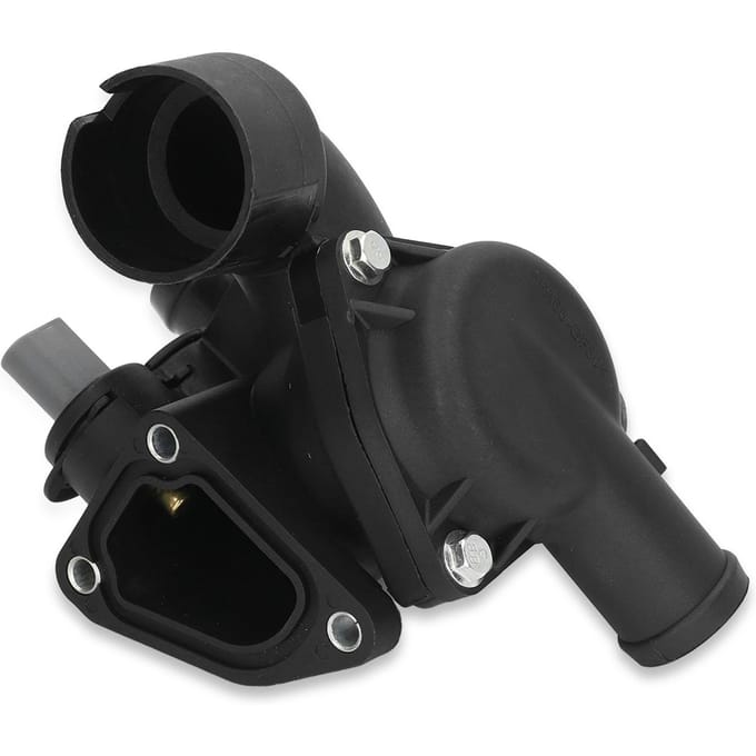 Motor Thermostaat Set ABS Motoronderdelen met Pakking 95510611100 Vervanging voor CAYENNE 3.2 V6 2004‑2006