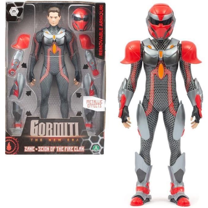 Articuleerbaar figuur - GORMITI - Scion met pantser Model Vuur - 27 cm - Vanaf 4 jaar - GRV034