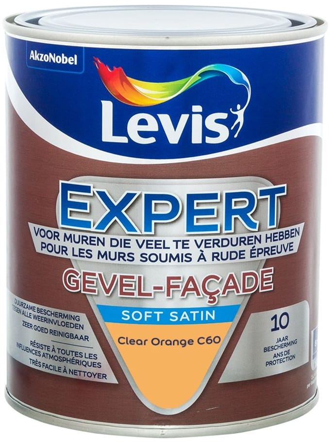 Levis - Expert Gevel Mix - Clear Orange C60 - Mengverf - 1 L
