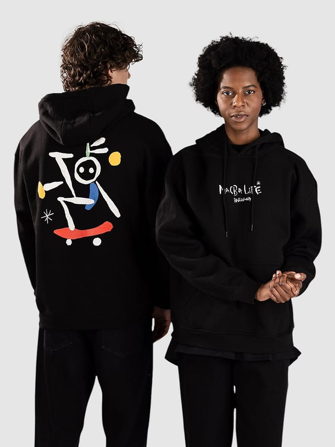 Macba Life Skateboy Hoodie zwart