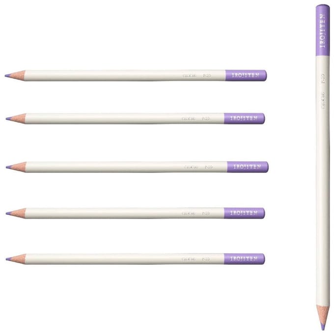 Tombow Irojiten - Kleurpotlood - P20 - Crocus - Licht paars - 6 Stuks