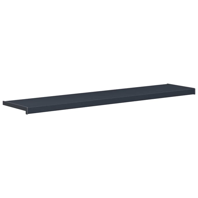 vidaXL - Raamdorpel - Antraciet - met - houtnerf - 140 - x - 30 - x - 4,5 - cm - PVC