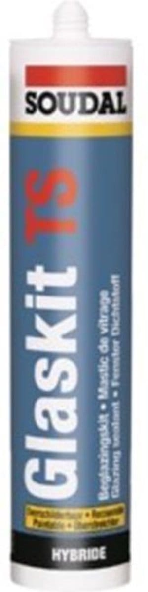 Soudal Glaskit TS | 290ML | RAL 9001 | Eencomponent Beglazing En Voegkit | MS-polymeer | Kit