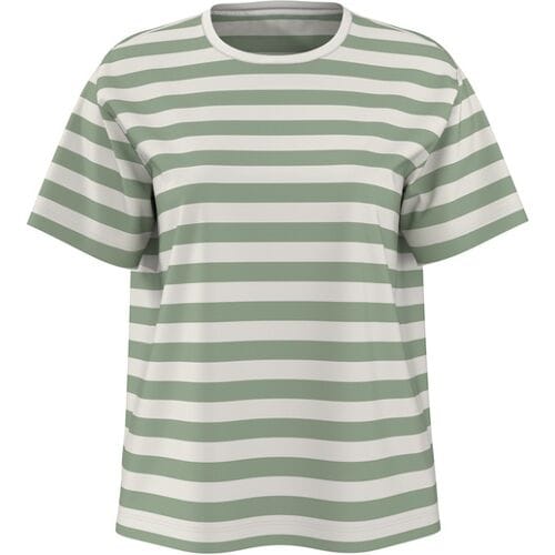 ESMARA Dames T-shirt (strepen/groen, XS (32/34))