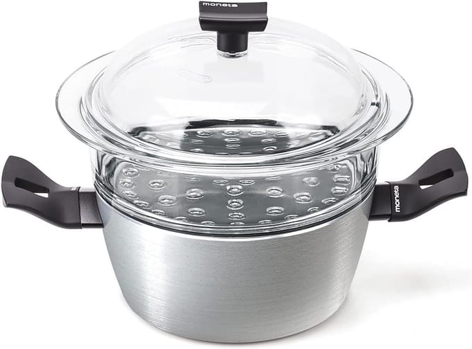 Moneta Steamer Base 20 cm 2,5 Liter Aluminium