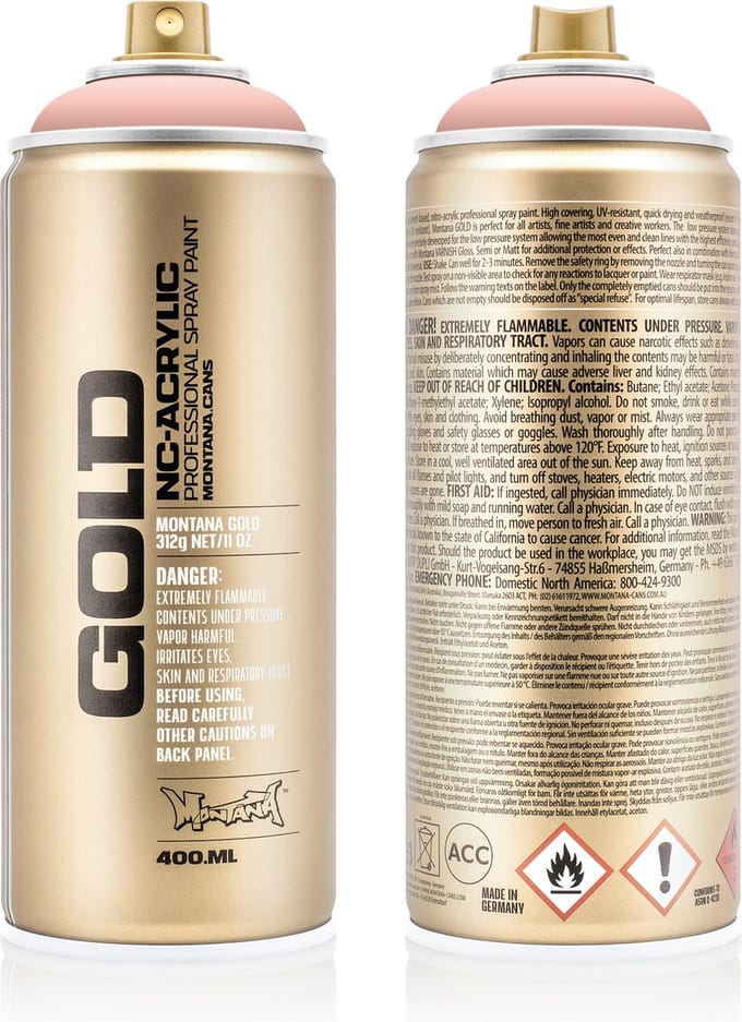 Montana GOLD CL2100 Shrimp Pastel spuitbus 400ml