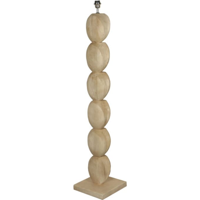 PTMD Staande Lamp Kodey - 30x30x140 cm - Hout - Naturel