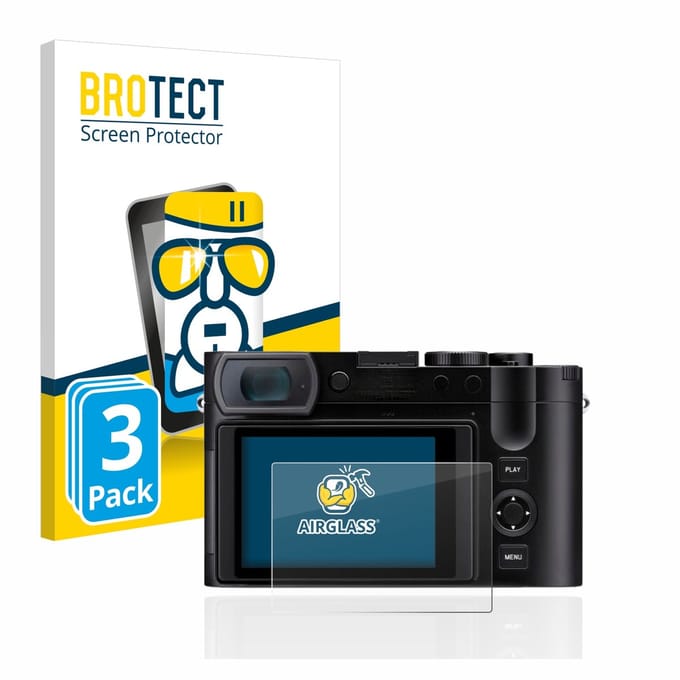 Screenprotector 3 Stuks voor Leica Q3 / Q3 43 Beschermglas transparant