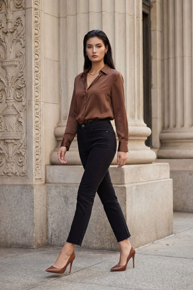 Hoge Taille Skinny Jeans