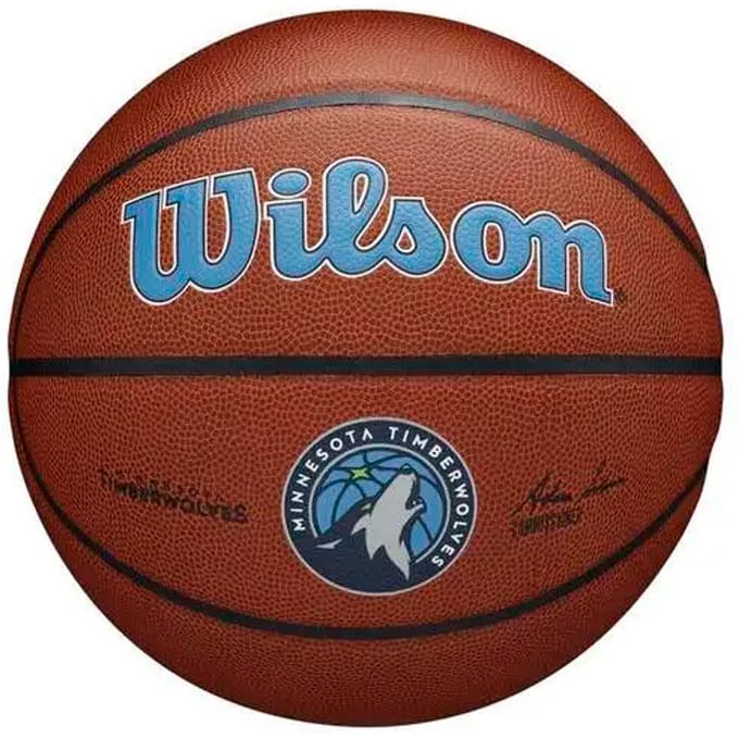 Wilson NBA Team Alliance Timberwolves - basketbal - blauw