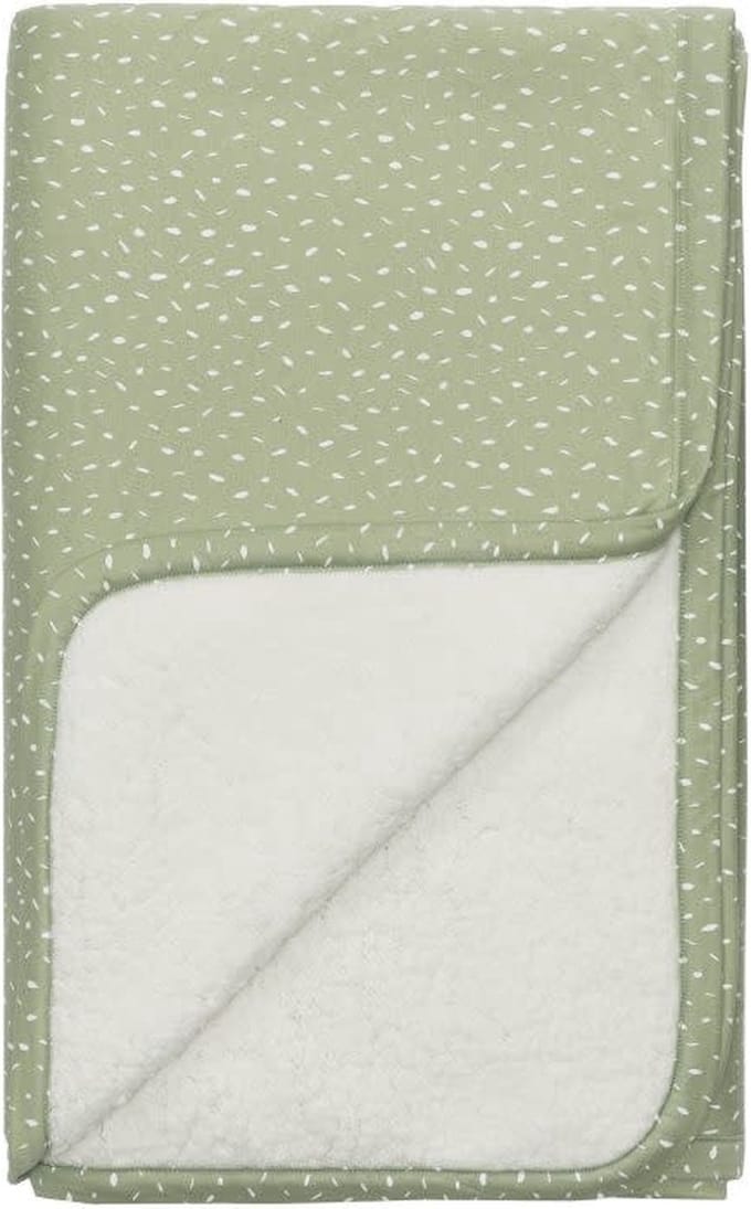 Plum Plum - Deken bed 120x150cm - Dot Pistache