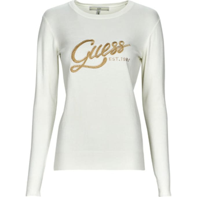Guess  Sweaters LS EDIE RN TONAL LOGO SWTR