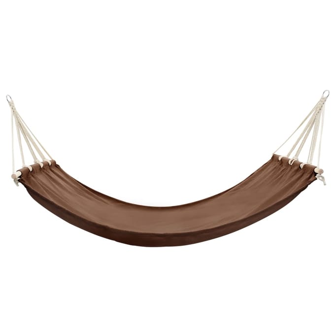 vidaXL - Hangmat - 210 - x - 150 - cm - (bruin)