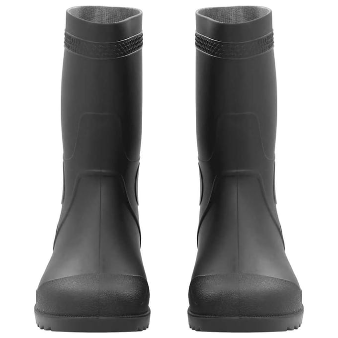 vidaXL Regenlaarzen maat 45 PVC zwart