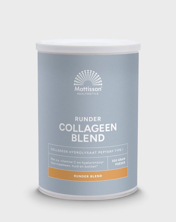 Mattisson - Runder Collageen Poeder Peptan® Blend - Vanille smaak - 300 Gram
