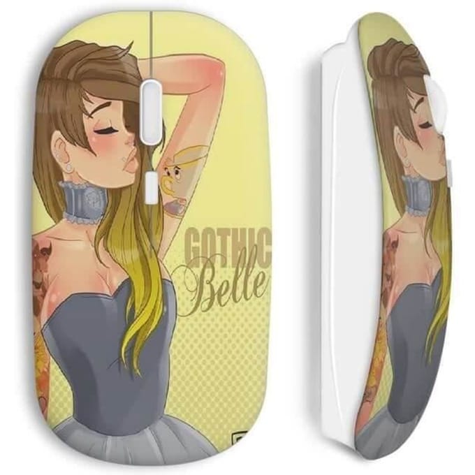 Draadloze muis Pin-Up Belle en het beest