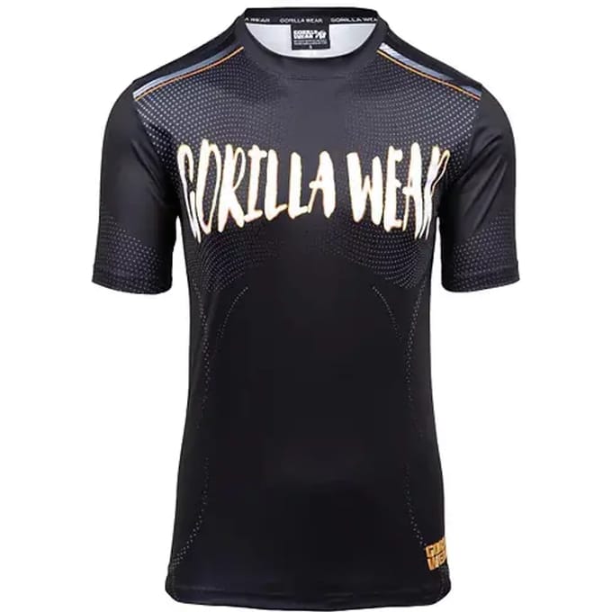 Gorilla Wear Clayton T-Shirt - Black/Gold - M