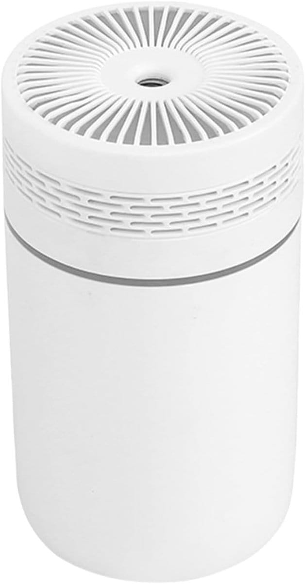 Compacte Luchtbevochtiger - Bureau Apparaat - Rustige Sfeer Creëren - Stille Mist Technologie - 250ml Reservoir - Wit