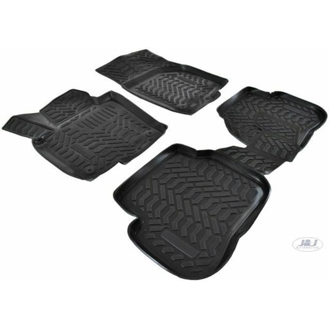 J&amp;J AUTOMOTIVE | Tapis De Sol En Caoutchouc 3D Exclusive Pour Volkswagen Passat CC 2008-2012 zwart