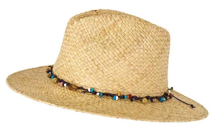 Ocean & Earth Breeze Raffa Cane Hoed Beige M-L