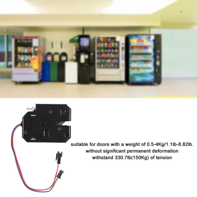 Verstelbaar Digitaal Slim Elektrisch Kabinet Elektromagnetisch Slot DC24V black