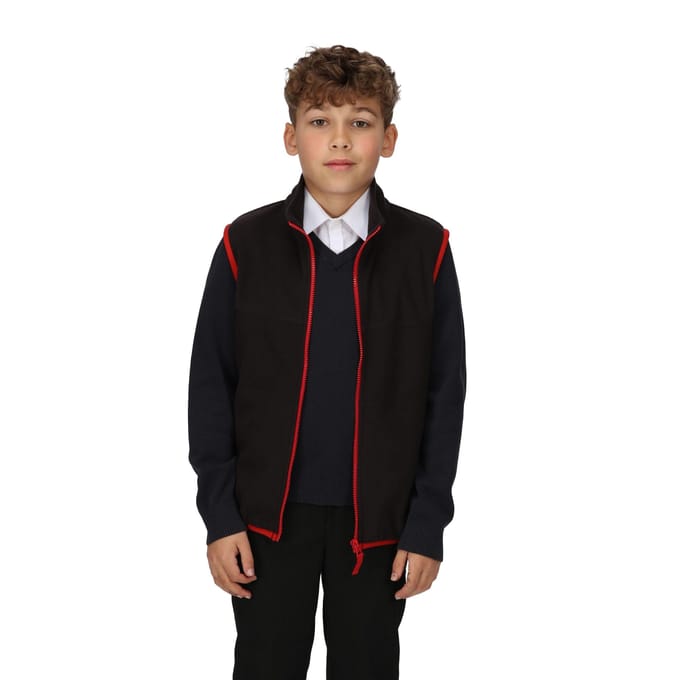 Regatta Microfleece Bodywarmer voor kinderen/Kinderen (Zwart)