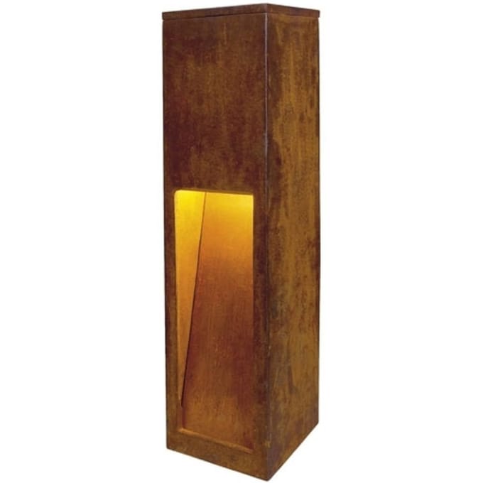 SLV Rusty Slot 50 roestbruine sokkellamp