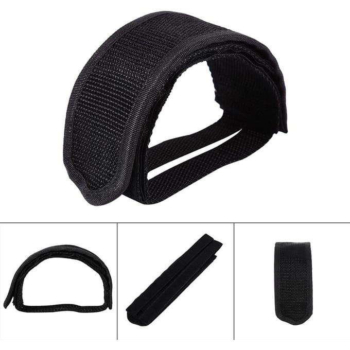 Fixed Gear Fixie Racefiets Fietsen Zelfklevend Pedaal Toe Clip Riem black