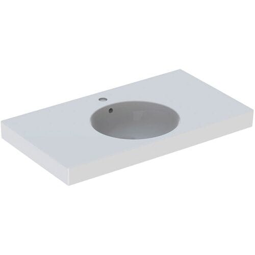 Geberit Preciosa II washbasin 90 x 50 cm with tap hole and overflow 123290000