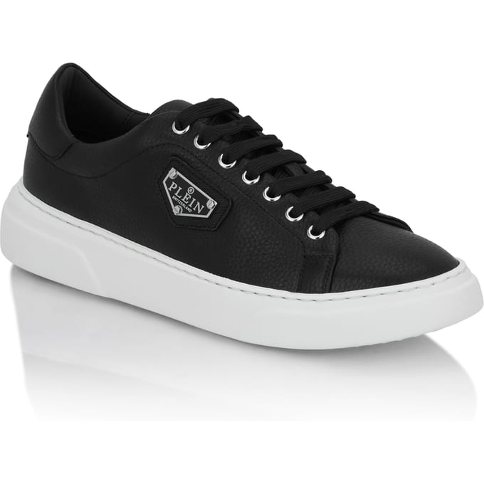 Leather Lo-Top Sneakers Iconic Plein